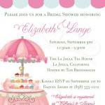 Bridal Shower Invitation - Tea Party Cafe -..